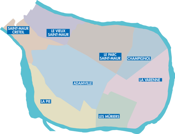 saint maur des faussés plan